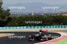 Daniel Ricciardo (AUS) Scuderia Toro Rosso STR8. 26.07.2013. Formula 1 World Championship, Rd 10, Hungarian Grand Prix, Budapest, Hungary, Practice Day