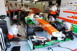 Paul di Resta (GBR) Sahara Force India VJM06. 26.07.2013. Formula 1 World Championship, Rd 10, Hungarian Grand Prix, Budapest, Hungary, Practice Day