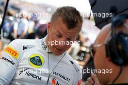 Kimi Raikkonen (FIN) Lotus F1 Team on the grid. 28.07.2013. Formula 1 World Championship, Rd 10, Hungarian Grand Prix, Budapest, Hungary, Race Day