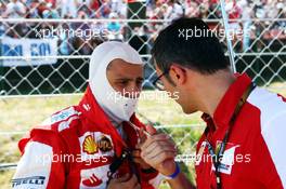 Felipe Massa (BRA) Ferrari on the grid. 28.07.2013. Formula 1 World Championship, Rd 10, Hungarian Grand Prix, Budapest, Hungary, Race Day