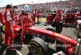 Fernando Alonso (ESP), Scuderia Ferrari  28.07.2013. Formula 1 World Championship, Rd 10, Hungarian Grand Prix, Budapest, Hungary, Race Day