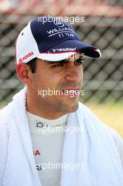 Pastor Maldonado (VEN) Williams on the grid. 28.07.2013. Formula 1 World Championship, Rd 10, Hungarian Grand Prix, Budapest, Hungary, Race Day
