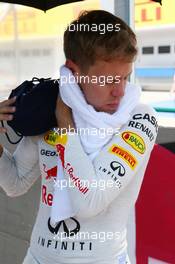 Sebastian Vettel (GER) Red Bull Racing on the grid. 28.07.2013. Formula 1 World Championship, Rd 10, Hungarian Grand Prix, Budapest, Hungary, Race Day