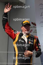 2nd place Kimi Raikkonen (FIN) Lotus F1 Team. 28.07.2013. Formula 1 World Championship, Rd 10, Hungarian Grand Prix, Budapest, Hungary, Race Day