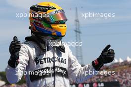 1st place Lewis Hamilton (GBR) Mercedes AMG F1. 28.07.2013. Formula 1 World Championship, Rd 10, Hungarian Grand Prix, Budapest, Hungary, Race Day