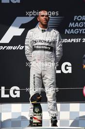 1st place Lewis Hamilton (GBR) Mercedes. 28.07.2013. Formula 1 World Championship, Rd 10, Hungarian Grand Prix, Budapest, Hungary, Race Day