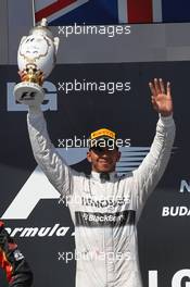 1st place Lewis Hamilton (GBR) Mercedes AMG F1 W04. 28.07.2013. Formula 1 World Championship, Rd 10, Hungarian Grand Prix, Budapest, Hungary, Race Day