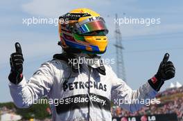 1st place Lewis Hamilton (GBR) Mercedes AMG F1. 28.07.2013. Formula 1 World Championship, Rd 10, Hungarian Grand Prix, Budapest, Hungary, Race Day