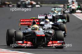 Sergio Perez (MEX) McLaren MP4-28. 28.07.2013. Formula 1 World Championship, Rd 10, Hungarian Grand Prix, Budapest, Hungary, Race Day