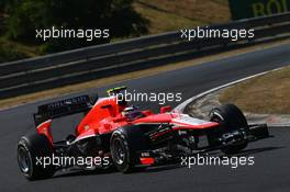 Max Chilton (GBR) Marussia F1 Team MR02. 28.07.2013. Formula 1 World Championship, Rd 10, Hungarian Grand Prix, Budapest, Hungary, Race Day