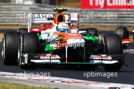 Adrian Sutil (GER) Sahara Force India VJM06. 28.07.2013. Formula 1 World Championship, Rd 10, Hungarian Grand Prix, Budapest, Hungary, Race Day