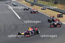 Mark Webber (AUS) Red Bull Racing RB9. 28.07.2013. Formula 1 World Championship, Rd 10, Hungarian Grand Prix, Budapest, Hungary, Race Day