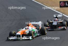 Paul di Resta (GBR), Force India Formula One Team  28.07.2013. Formula 1 World Championship, Rd 10, Hungarian Grand Prix, Budapest, Hungary, Race Day