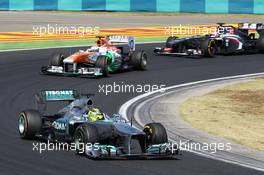 Nico Rosberg (GER) Mercedes AMG F1 W04. 28.07.2013. Formula 1 World Championship, Rd 10, Hungarian Grand Prix, Budapest, Hungary, Race Day