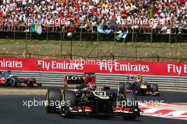 Kimi Raikkonen (FIN) Lotus F1 E21. 28.07.2013. Formula 1 World Championship, Rd 10, Hungarian Grand Prix, Budapest, Hungary, Race Day