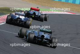 Nico Rosberg (GER), Mercedes GP  28.07.2013. Formula 1 World Championship, Rd 10, Hungarian Grand Prix, Budapest, Hungary, Race Day