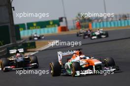 Paul di Resta (GBR) Sahara Force India VJM06. 28.07.2013. Formula 1 World Championship, Rd 10, Hungarian Grand Prix, Budapest, Hungary, Race Day