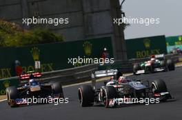 Nico Hulkenberg (GER) Sauber C32. 28.07.2013. Formula 1 World Championship, Rd 10, Hungarian Grand Prix, Budapest, Hungary, Race Day