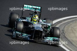 Nico Rosberg (GER) Mercedes AMG F1 W04. 27.07.2013. Formula 1 World Championship, Rd 10, Hungarian Grand Prix, Budapest, Hungary, Qualifying Day