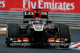 Kimi Raikkonen (FIN) Lotus F1 E21. 27.07.2013. Formula 1 World Championship, Rd 10, Hungarian Grand Prix, Budapest, Hungary, Qualifying Day