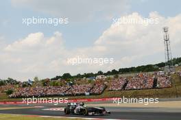 Esteban Gutierrez (MEX) Sauber C32. 27.07.2013. Formula 1 World Championship, Rd 10, Hungarian Grand Prix, Budapest, Hungary, Qualifying Day