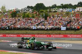 Giedo van der Garde (NLD) Caterham CT03. 27.07.2013. Formula 1 World Championship, Rd 10, Hungarian Grand Prix, Budapest, Hungary, Qualifying Day