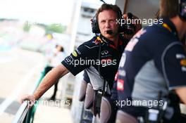 Christian Horner (GBR) Red Bull Racing Team Principal. 27.07.2013. Formula 1 World Championship, Rd 10, Hungarian Grand Prix, Budapest, Hungary, Qualifying Day