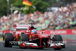 Fernando Alonso (ESP), Scuderia Ferrari  27.07.2013. Formula 1 World Championship, Rd 10, Hungarian Grand Prix, Budapest, Hungary, Qualifying Day