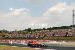 Jules Bianchi (FRA) Marussia F1 Team MR02. 27.07.2013. Formula 1 World Championship, Rd 10, Hungarian Grand Prix, Budapest, Hungary, Qualifying Day