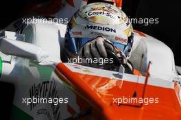 Adrian Sutil (GER) Sahara Force India VJM06. 27.07.2013. Formula 1 World Championship, Rd 10, Hungarian Grand Prix, Budapest, Hungary, Qualifying Day