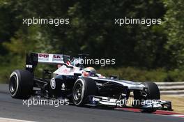 Pastor Maldonado (VEN) Williams FW35. 27.07.2013. Formula 1 World Championship, Rd 10, Hungarian Grand Prix, Budapest, Hungary, Qualifying Day
