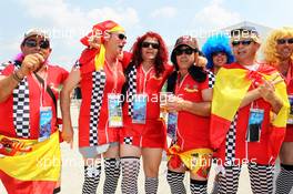 Cross Dressing Fans. 27.07.2013. Formula 1 World Championship, Rd 10, Hungarian Grand Prix, Budapest, Hungary, Qualifying Day