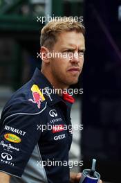 Sebastian Vettel (GER) Red Bull Racing. 27.07.2013. Formula 1 World Championship, Rd 10, Hungarian Grand Prix, Budapest, Hungary, Qualifying Day