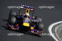 Sebastian Vettel (GER) Red Bull Racing RB9. 27.07.2013. Formula 1 World Championship, Rd 10, Hungarian Grand Prix, Budapest, Hungary, Qualifying Day