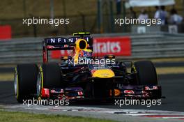 Mark Webber (AUS) Red Bull Racing RB9. 27.07.2013. Formula 1 World Championship, Rd 10, Hungarian Grand Prix, Budapest, Hungary, Qualifying Day