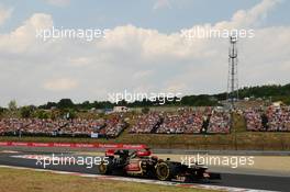 Kimi Raikkonen (FIN) Lotus F1 E21. 27.07.2013. Formula 1 World Championship, Rd 10, Hungarian Grand Prix, Budapest, Hungary, Qualifying Day