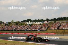 Romain Grosjean (FRA) Lotus F1 E21. 27.07.2013. Formula 1 World Championship, Rd 10, Hungarian Grand Prix, Budapest, Hungary, Qualifying Day