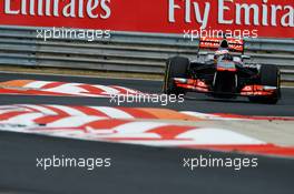 Jenson Button (GBR) McLaren MP4-28. 27.07.2013. Formula 1 World Championship, Rd 10, Hungarian Grand Prix, Budapest, Hungary, Qualifying Day