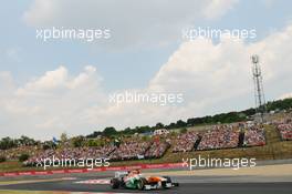 Paul di Resta (GBR) Sahara Force India VJM06. 27.07.2013. Formula 1 World Championship, Rd 10, Hungarian Grand Prix, Budapest, Hungary, Qualifying Day