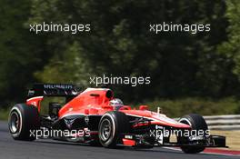 Jules Bianchi (FRA) Marussia F1 Team MR02. 27.07.2013. Formula 1 World Championship, Rd 10, Hungarian Grand Prix, Budapest, Hungary, Qualifying Day