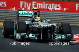 Lewis Hamilton (GBR) Mercedes AMG F1 W04. 27.07.2013. Formula 1 World Championship, Rd 10, Hungarian Grand Prix, Budapest, Hungary, Qualifying Day