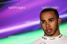 Lewis Hamilton (GBR) Mercedes AMG F1 in the FIA Press Conference. 27.07.2013. Formula 1 World Championship, Rd 10, Hungarian Grand Prix, Budapest, Hungary, Qualifying Day