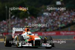 Adrian Sutil (GER), Sahara Force India F1 Team   27.07.2013. Formula 1 World Championship, Rd 10, Hungarian Grand Prix, Budapest, Hungary, Qualifying Day