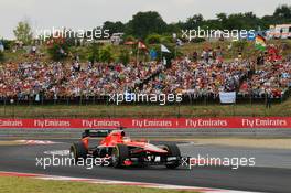 Jules Bianchi (FRA) Marussia F1 Team MR02. 27.07.2013. Formula 1 World Championship, Rd 10, Hungarian Grand Prix, Budapest, Hungary, Qualifying Day