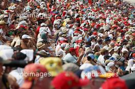 Fans. 27.07.2013. Formula 1 World Championship, Rd 10, Hungarian Grand Prix, Budapest, Hungary, Qualifying Day