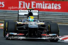 Esteban Gutierrez (MEX) Sauber C32. 27.07.2013. Formula 1 World Championship, Rd 10, Hungarian Grand Prix, Budapest, Hungary, Qualifying Day