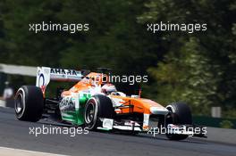 Paul di Resta (GBR) Sahara Force India VJM06. 27.07.2013. Formula 1 World Championship, Rd 10, Hungarian Grand Prix, Budapest, Hungary, Qualifying Day