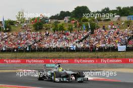 Nico Rosberg (GER) Mercedes AMG F1 W04. 27.07.2013. Formula 1 World Championship, Rd 10, Hungarian Grand Prix, Budapest, Hungary, Qualifying Day