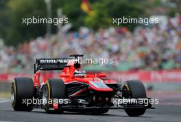 Jules Bianchi (FRA), Marussia Formula One Team   27.07.2013. Formula 1 World Championship, Rd 10, Hungarian Grand Prix, Budapest, Hungary, Qualifying Day