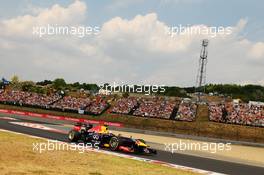 Sebastian Vettel (GER) Red Bull Racing RB9. 27.07.2013. Formula 1 World Championship, Rd 10, Hungarian Grand Prix, Budapest, Hungary, Qualifying Day